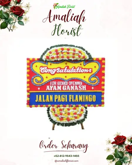 Sewa Papan Bunga Bancong